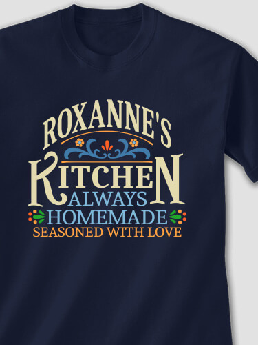 Vintage Kitchen Navy Adult T-Shirt