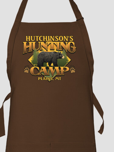 Bear Hunting Camp Nutmeg Apron