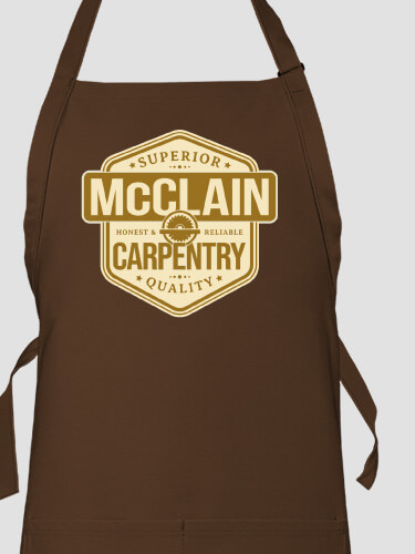 Carpentry Nutmeg Apron