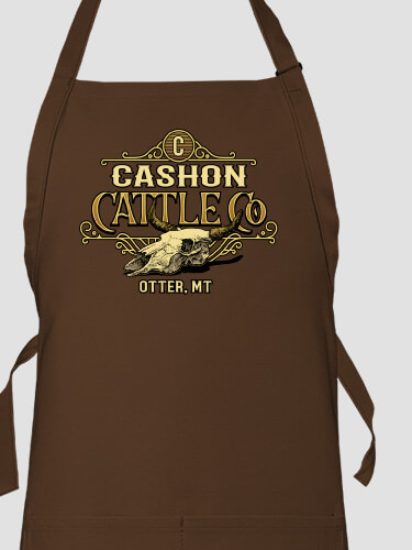 Cattle Company Nutmeg Apron