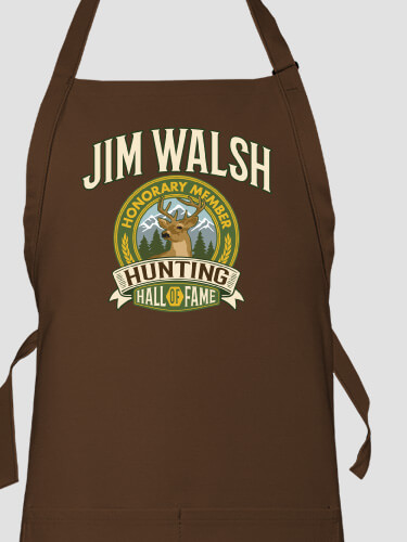 Deer Hunting Hall Of Fame Nutmeg Apron