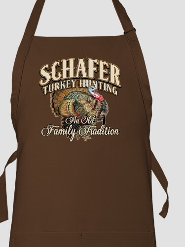 Turkey Hunting Family Tradition Nutmeg Apron