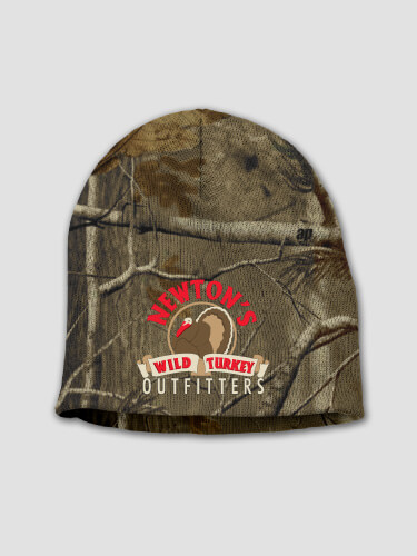 Wild Turkey Outfitters Realtree Camo Embroidered Beanie