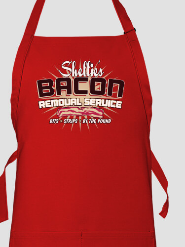 Bacon Removal Service Red Apron