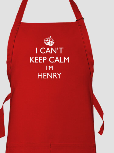 Can't Keep Calm Red Apron
