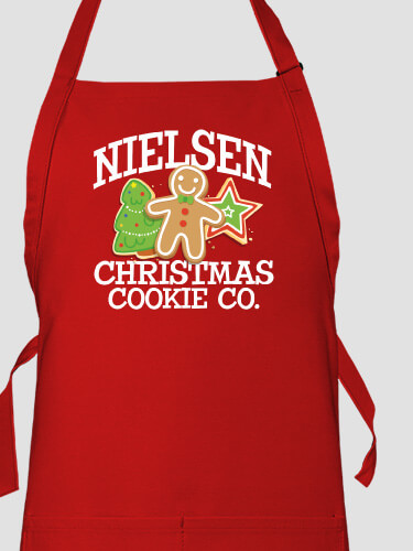 Christmas Cookie Company Red Apron