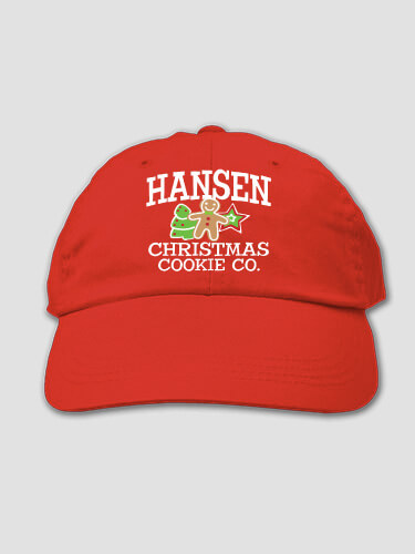 Christmas Cookie Company Red Embroidered Hat