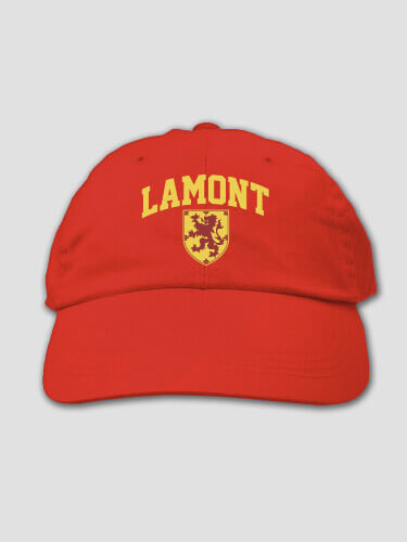 Scottish Standard Red Embroidered Hat