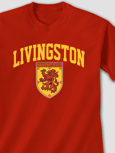 Scottish Standard Red Adult T-Shirt