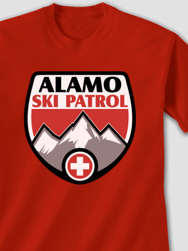 Ski Patrol Red Adult T-Shirt
