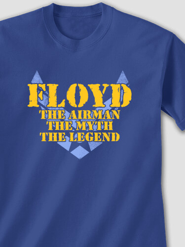 Airforce Myth Legend Royal Blue Adult T-Shirt