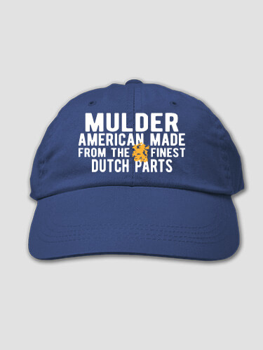 Dutch Parts Royal Blue Embroidered Hat