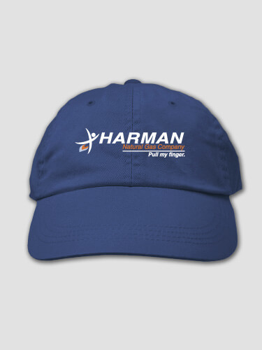 Natural Gas Royal Blue Embroidered Hat