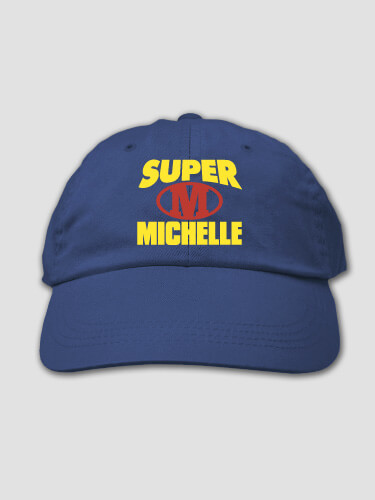 Super Royal Blue Embroidered Hat
