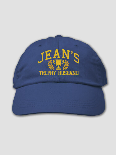Trophy Husband Royal Blue Embroidered Hat