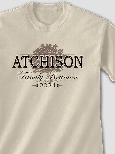 Classic Family Reunion Sand Adult T-Shirt