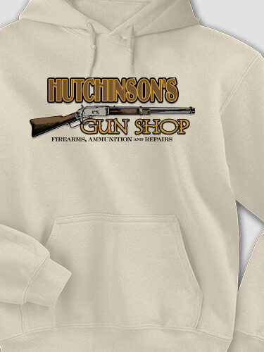 Gun Shop Sand Adult Hooded Sweatshirt
