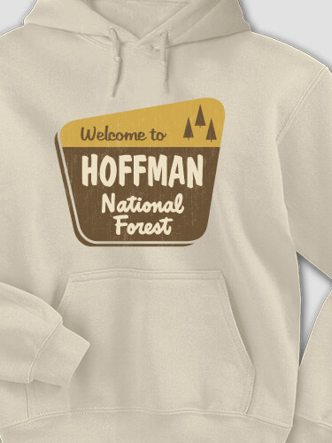 National Forest Sand Adult Hooded Sweatshirt