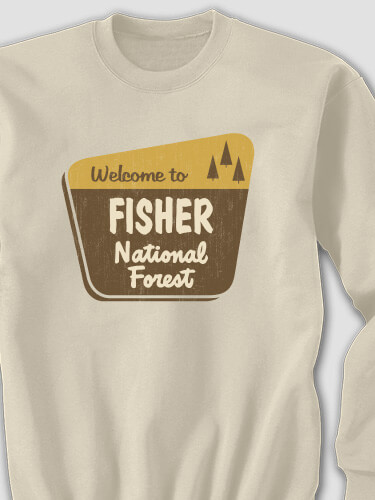 National Forest Sand Adult Sweatshirt