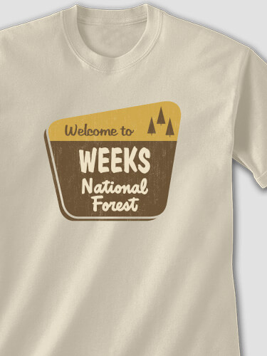 National Forest Sand Adult T-Shirt