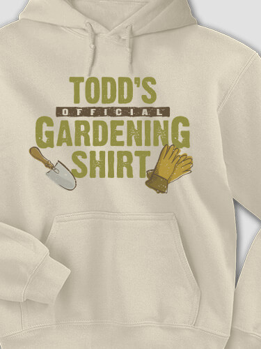 Official Gardening Sand Adult Hooded Sweatshirt