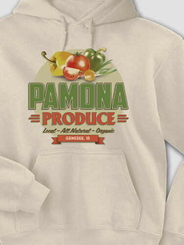 Produce Sand Adult Hooded Sweatshirt