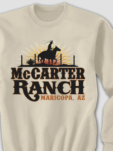 Ranch Sand Adult Sweatshirt