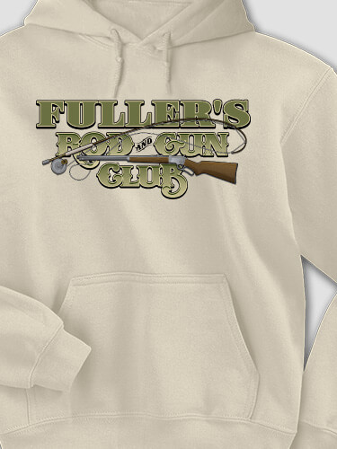 Rod and Gun Club Sand Adult Hooded Sweatshirt