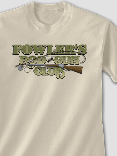Rod and Gun Club Sand Adult T-Shirt