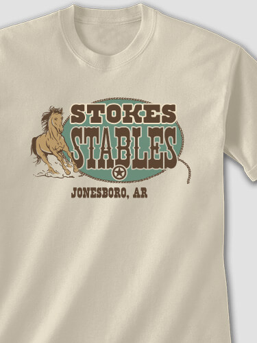 Stables Sand Adult T-Shirt