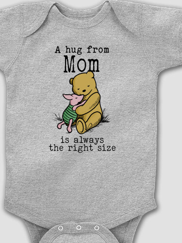 A Hug Sports Grey Baby Bodysuit
