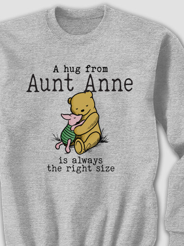 A Hug Sports Grey Adult Sweatshirt