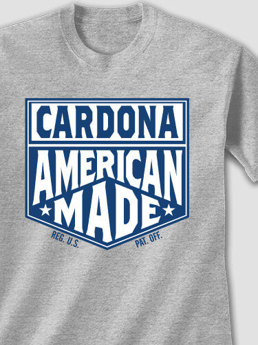 American Made Sports Grey Adult T-Shirt