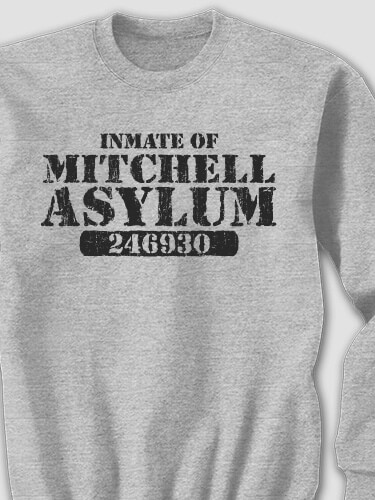 Asylum Sports Grey Adult Sweatshirt