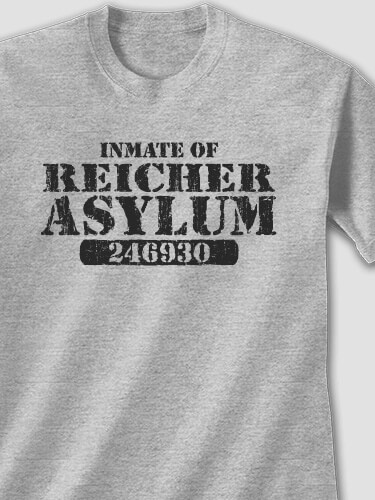 Asylum Sports Grey Adult T-Shirt