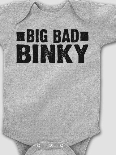 Big Bad Sports Grey Baby Bodysuit