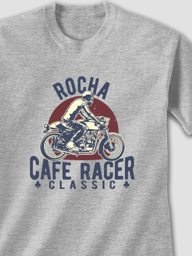 Cafe Racer Sports Grey Adult T-Shirt