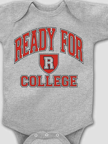 College Sports Grey Baby Bodysuit