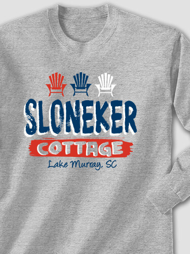 Cottage Sports Grey Adult Long Sleeve