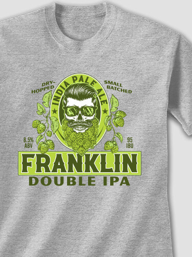 Double IPA Sports Grey Adult T-Shirt