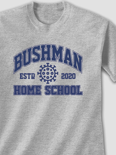 Homeschool 2020 Sports Grey Adult T-Shirt