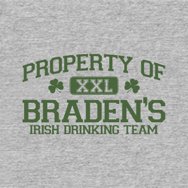 Sports Grey Irish Drinking Team Personalized default 