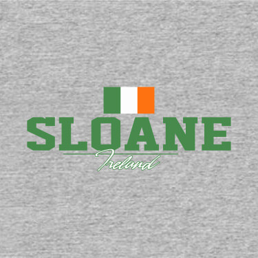 Sports Grey Irish Flag Personalized default 