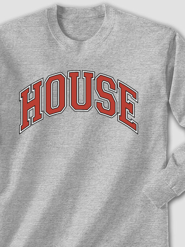 Ivy League Sports Grey Adult Long Sleeve