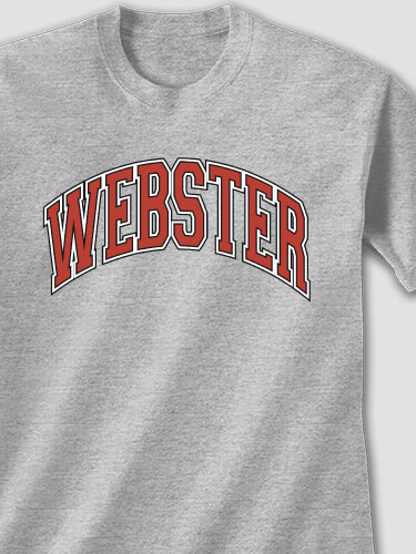 Ivy League Sports Grey Adult T-Shirt