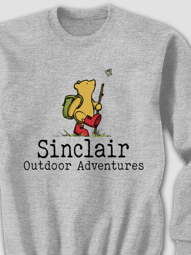 Outdoor Adventures Sports Grey Adult Sweatshirt