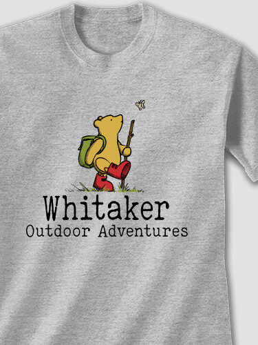 Outdoor Adventures Sports Grey Adult T-Shirt