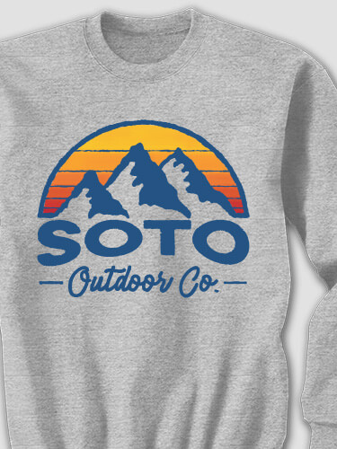 Outdoor Company Sports Grey Adult Sweatshirt