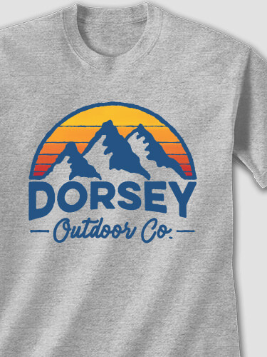 Outdoor Company Sports Grey Adult T-Shirt