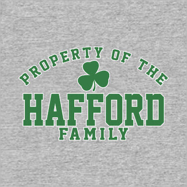 Sports Grey Property of Irish Personalized default 